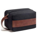 Vorspack Toiletry Bag for Men - Water Resistant Travel Bag for Toiletries, Accessories, Travel Essentials, Gifts - Black