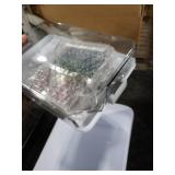 funest 4- Tier Medicine Storage Box Organizer Portable First Aid kit Box Empty with Handle, Multipurpose Medical Supply Organizer with Removable Tray, White ONE TRAY CORNER CRACKED