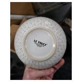 LE TAUCI Cereal bowls 26 oz, Ceramic Soup Bowl for Kitchen, Embossment Stoneware Bowl for Pho, Chip, Fruits, Salad, Noodle, Ramen, Suit For Housewarming - 6 Inch, Set of 3, Arctic white