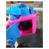 NuLink Electric Portable Dual Nozzle Balloon Blower Pump Inflation for Decoration, Party, Sport [110V~120V, 600W, Rose Red]