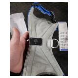 ChalkLit Light Up Dog Harness, No Pull Led Dog Harness Glow-in-The-Dark for Night Walking, USB Rechargeable Lighted Safety Vest for Small Dogs, Adjustable Soft Mesh Fully Illuminated (Blue, Small)