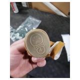 URBEST Dog Shoes with Hook Loop Closure Booties Pet Dog Chihuahua Shoes Boots, 4Pcs (4#, Brown)