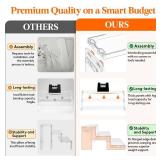 Lifewit 12 Inch Cupcake Stand, 3 Tier Plastic Perfume Cologne Organizer,Display Riser Shelf for Makeup, Cosmetic Vanity Storage, Figurine Holder, Bathroom, Bedroom, Room Decor, Clear, 1 Pcs