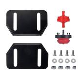 Mikatesi 784-5580 Snow Blower Thrower Iron Made Slide Skid Plate Shoes 2 Pack Skid Shoes with Mounting Hardware + Primer Bulb Fuel Filter for MTD 784-5580-0637 Fits for Cub Cadet Yardman SnowBlower
