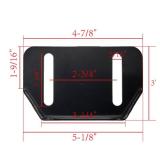 Mikatesi 784-5580 Snow Blower Thrower Iron Made Slide Skid Plate Shoes 2 Pack Skid Shoes with Mounting Hardware + Primer Bulb Fuel Filter for MTD 784-5580-0637 Fits for Cub Cadet Yardman SnowBlower