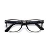 DYLB Kids Blue Light Blocking Glasses girls boys 1pack, computer video gaming glasses for kids girls boys Age 3-10,Anti blue light & Headache (transparent black)