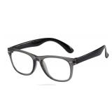 DYLB Kids Blue Light Blocking Glasses girls boys 1pack, computer video gaming glasses for kids girls boys Age 3-10,Anti blue light & Headache (transparent black)