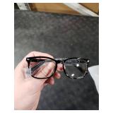 DYLB Kids Blue Light Blocking Glasses girls boys 1pack, computer video gaming glasses for kids girls boys Age 3-10,Anti blue light & Headache (transparent black)