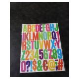 Letter Stickers 15 Sheets 750 PCS Alphabet Number Stickers 2 Inch Vinyl Self Adhesive Stick on Letters for Water Bottles Scrapbooking Cup Mailbox Crafts Bulletin Board Classroom Decor(Multicolor)