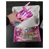 Yoloflix Hair Braiding Machine, Hair Salon Toys for Girls with Braider, Beads, Wig & Accessories, Kids Hair Styling Tool Toy Set, Christmas Birthday Toys Gifts for Girls