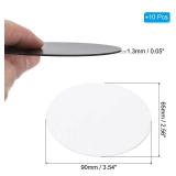 PATIKIL 3.5x2.5 in Sublimation Magnet Blanks, 10pcs Sublimation Blanks Products Personalized Refrigerator Magnets for Kitchen Fridge Home Decor, Oval