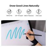 HUION Battery-Free Stylus Digital Pen PW517 for Kamvas 13, Kamvas Pro 24 (4K) & More