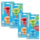 Steripod Clip-On Toothbrush Protector Exclusive Multi Color  8 Count