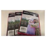 Adult Waterproof Poncho Pack set of 3 GS80