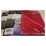 Adult Waterproof Poncho Pack set of 3 GS80