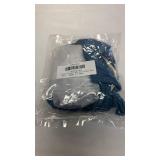 ZAFUL Women Bikini Sets Criss Cross Back Bathing Suit Knot Front Two Piece Swimwear Thong Cheeky Swimsuit Set Peacock Blue Size Small