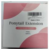 Drawstring Ponytail Hair Extensions Wavy Long 26 Inch Synthetic Fake Hairpiece for Women Buttery Blonde