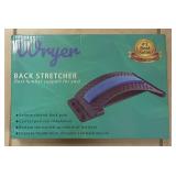 Back Stretcher for Pain Relief, Spine Aligner for Chair & Bed with Massager, Back Cracking Device, Lumbar Stretcher for Spinal Decompression, Scoliosis, Sciatica and Herniated Disc (requires assembly)