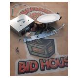 4 in. Selectable CCT for Use in New Construction, Remodel and Retrofit Installation, Integrated LED Downlight