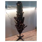 National Tree Company 4 ft Prelit Tinsel Tree