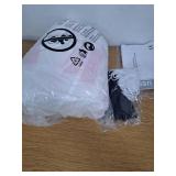 8ft Christmas Inflatables Outdoor Decorations Snowman with North Pole Sign  - Retail: $83