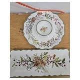 Certified International Winters Forest Melamine 2 Pc Appetizer/Serving Set - Retail: $64