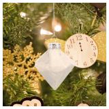 Uonlytech 12 Pcs Clear Plastic Fillable Ornament Balls Diamond Shaped Light Bulb Christmas Bauble Ball Tree Hanging Ornament for DIY Craft Christmas Wedding Party Home Decor