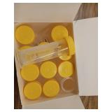 Medela Breast Milk Freezing & Storage 80 ml Container (Missing One Lid) - 12 Pack