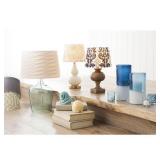 Linen Overlay Modified Drum Large Lamp Shade Ivory - Threshold: Cotton-Polyester Blend, No Assembly Required