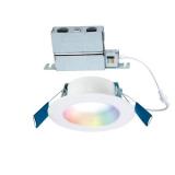 RL 4 in. Color and Tunable White Regresed Canless Smart Wi-Fi LED Recessed Downlight with WiZ Pro