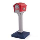 Simplay3 Dig-Free Easy up Classic Mailbox (Americana)  black, Gray (Missing Screws-Stock Pic is Different) - Retail: $90