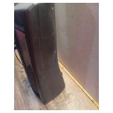 1500-Watt Black Electric Tower Quartz Infrared Space Heater with Thermostat - Retail: $70