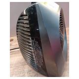 VH240 1500-Watt Gray Indoor Electric Fan Space Heater with Adjustable Thermostat , 3-Heat Settings, Safety Features  - Retail: $70