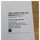 Premium Toner Cartridge  Black AN-C0067XK-V3 100% Qualified Compatible ReplacementReplaces Canon Parti CA-Cartridge 067HK Compatible with: Canon imageClass LBP633Cdw, LBP632Cdw, LBP631CW, MF651Cw, MF6