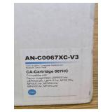 Toner Cartridge Cyan AN-C0067XC-V3 100% Qualified Compatible ReplacementReplaces Canon Part# CA-Cartridge 067HC Compatible with: Canon imageClass LBP633Cdw, LBP632Cdw, LBP631Cw, MF651Cw, MF653Cdw, MF6
