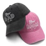 Mom and Dad Hats Est 2025  Embroidered Mom and Dad Hats