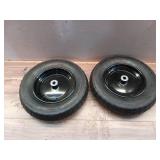 Pack of 2 ARNOLD 20260 UnivPneu WHLBarrow Tire - Retail: $70