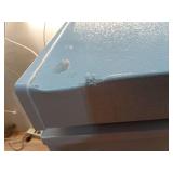 5.0 cu. ft. Manual Defrost Chest Freezer with LED Light in White, Garage Ready (Cosmetic Damage)- Retail: $219