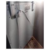 5.0 cu. ft. Manual Defrost Chest Freezer with LED Light in White, Garage Ready (Cosmetic Damage)- Retail: $219