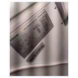 5.0 cu. ft. Manual Defrost Chest Freezer with LED Light in White, Garage Ready (Cosmetic Damage)- Retail: $219