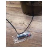 Bladeless 1500-Watt 28 in. Electric Oscillating Tower Ceramic Space Heater with Remote Control - Retail: $78