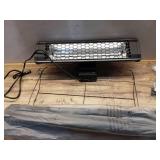 Tradesman 1500-Watt Electric Indoor/Outdoor Quartz Infrared Portable Space Heater w/Tripod Wall and Ceiling Mount, Black (Not Working) - Retail: $159