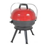 14 in. Portable Charcoal Grill in Red CBT1702HDR