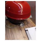 14 in. Portable Charcoal Grill in Red CBT1702HDR