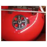 14 in. Portable Charcoal Grill in Red CBT1702HDR