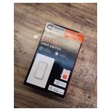 10 Amp 3-Way Smart Home Specialty Light Switch with Wi-Fi and Bluetooth Technology, White, Powered by Hubspace (1-Pack) - Retail: $15