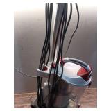 Shark NV501 Rotator Professional Lift-Away Upright Vacuum with HEPA Filter, Swivel Steering, LED Headlights, Wide Upholstery Tool, Dusting Brush & Crevice Tool, White/Red (Missing Handle Parts)- Retai