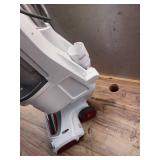 Shark NV501 Rotator Professional Lift-Away Upright Vacuum with HEPA Filter, Swivel Steering, LED Headlights, Wide Upholstery Tool, Dusting Brush & Crevice Tool, White/Red (Missing Handle Parts)- Retai