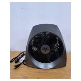 VornadoVH240 1500-Watt Gray Indoor Electric Fan Space Heater with Adjustable Thermostat , 3-Heat Settings, Safety Features