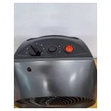 VornadoVH240 1500-Watt Gray Indoor Electric Fan Space Heater with Adjustable Thermostat , 3-Heat Settings, Safety Features